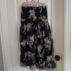 Ralph Lauren floral Maxi A-Line Skirt